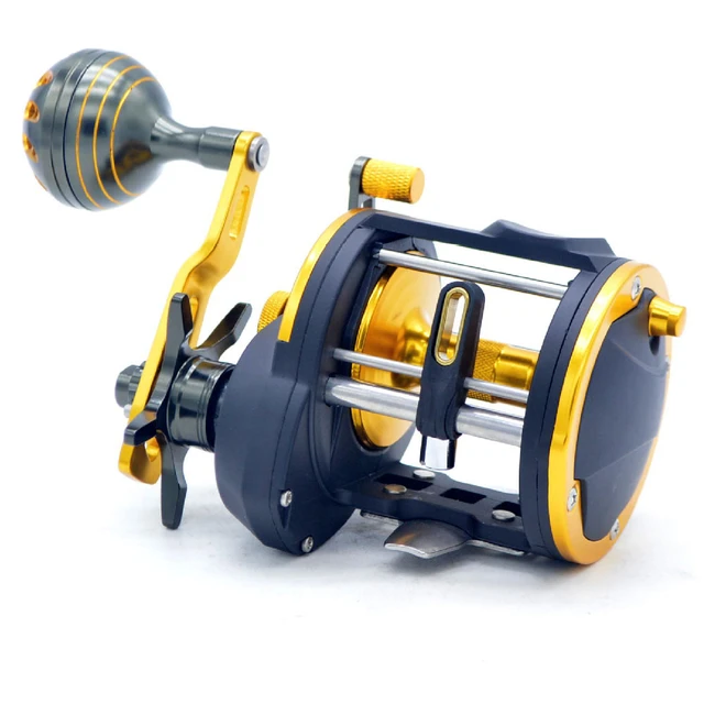 Drum Fishing Reel 6BB+1RB Right Hand Strong Drag Force Sea Fishing Reel  Large Line Capacity Trolling Reel Bait Casting Reel - AliExpress