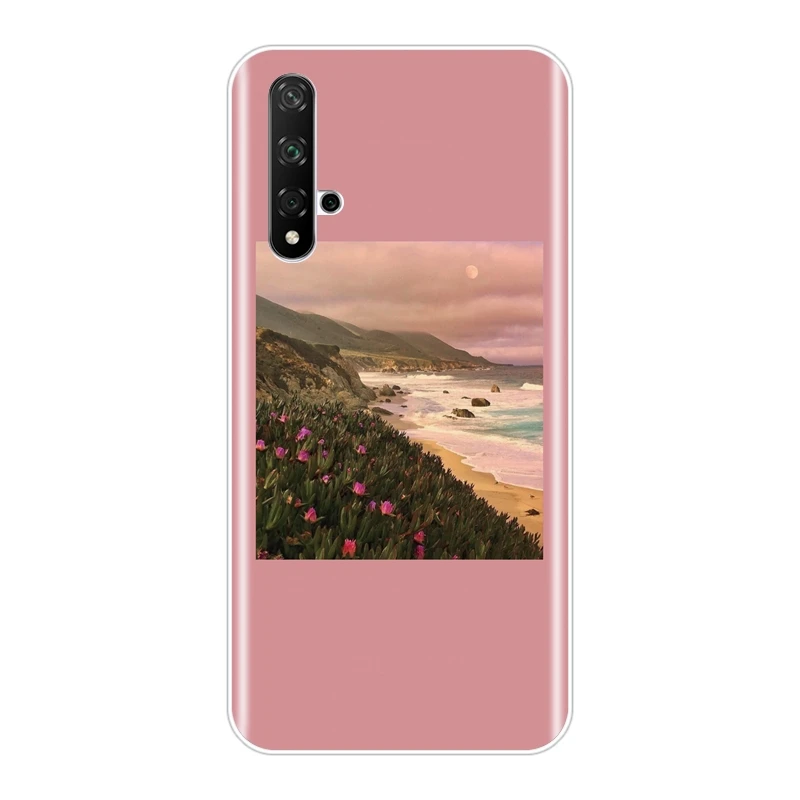 ТПУ желтый цветок девушка чехол для телефона силиконовый для huawei Honor V20 8S 8A Pro мягкая задняя крышка для huawei Honor 20 Lite Pro 10i 20i - Цвет: No.7