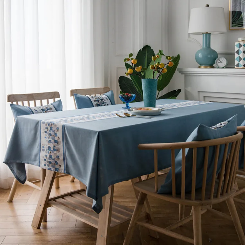 Table cloth mantel Waterproof Oilproof Thick Rectangular Wedding Dining Table Cover Kitchen Decorative Tea Table Cloth 2020