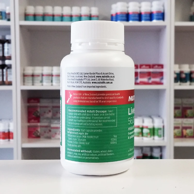 Nutra Life Liver Guard 56,000 Plus Boldo 60 Caps (6)