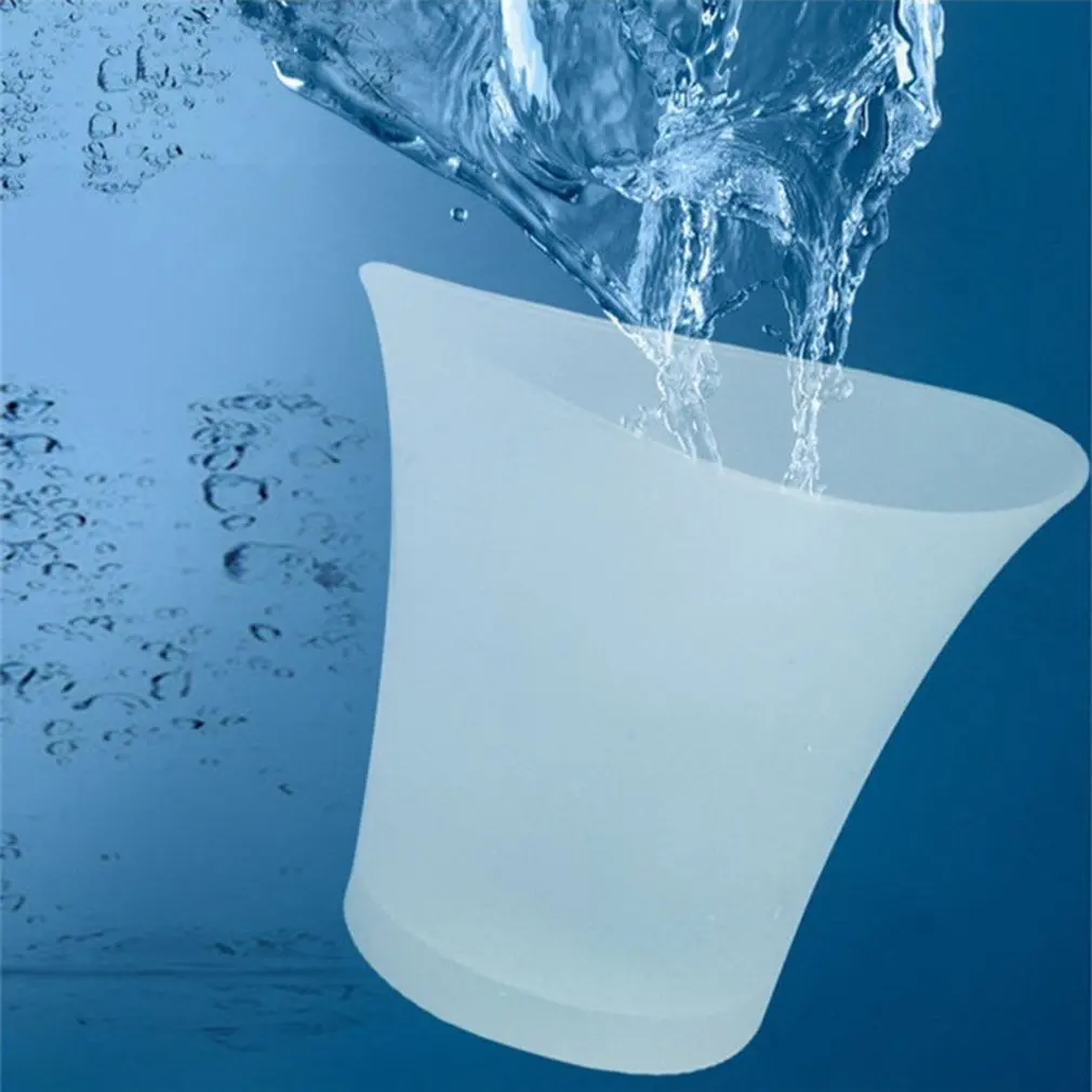 Drop Shipping 5L Waterproof LED Color Changing Plastic Ice Bucket Bars Nightclubs LED Light Up Champagne Beer Bucket Bars