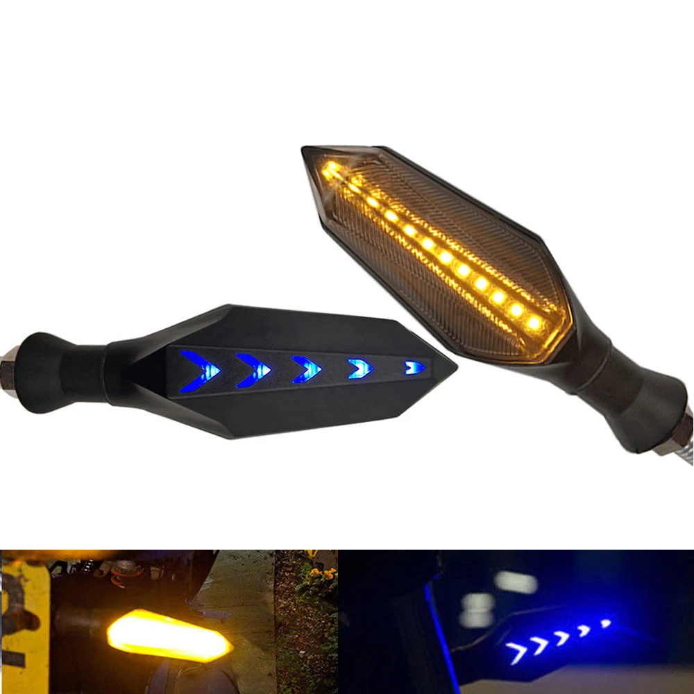 Universal Motorcycle LED Turn Signal Tail Lights Indicators Accessories For Honda Hornet 250 CB 599 600 cb 919 400 NC700 S X