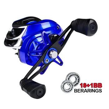 

New Baitcasting Fishing Reel metal spool brake 10kg high speed 7.1:1 Lure Reel 17+1BB magnetic brake Bait Casting reel