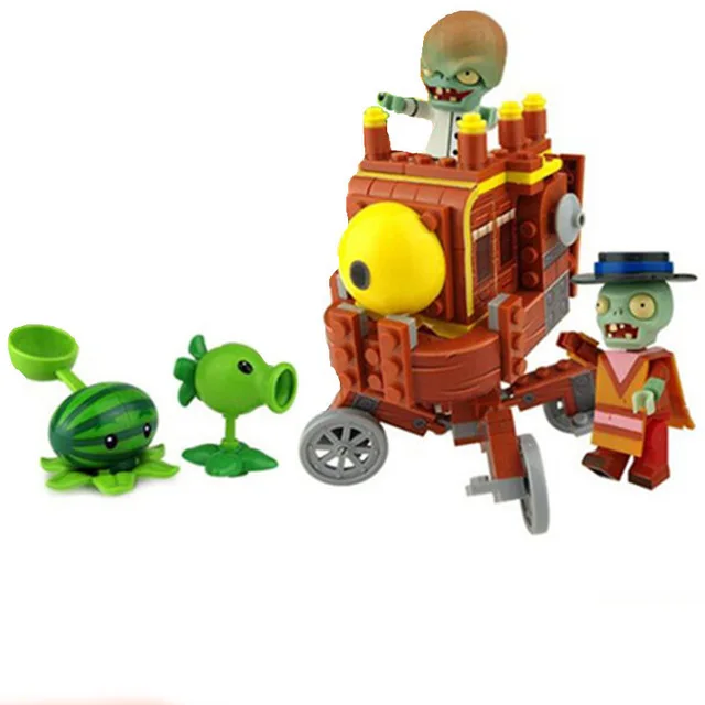 

Plants Vs Zombies Garden Maze Struck Game Action Toy & Figures Anime Figure Building Blocks Bricks Toys Educational Toys