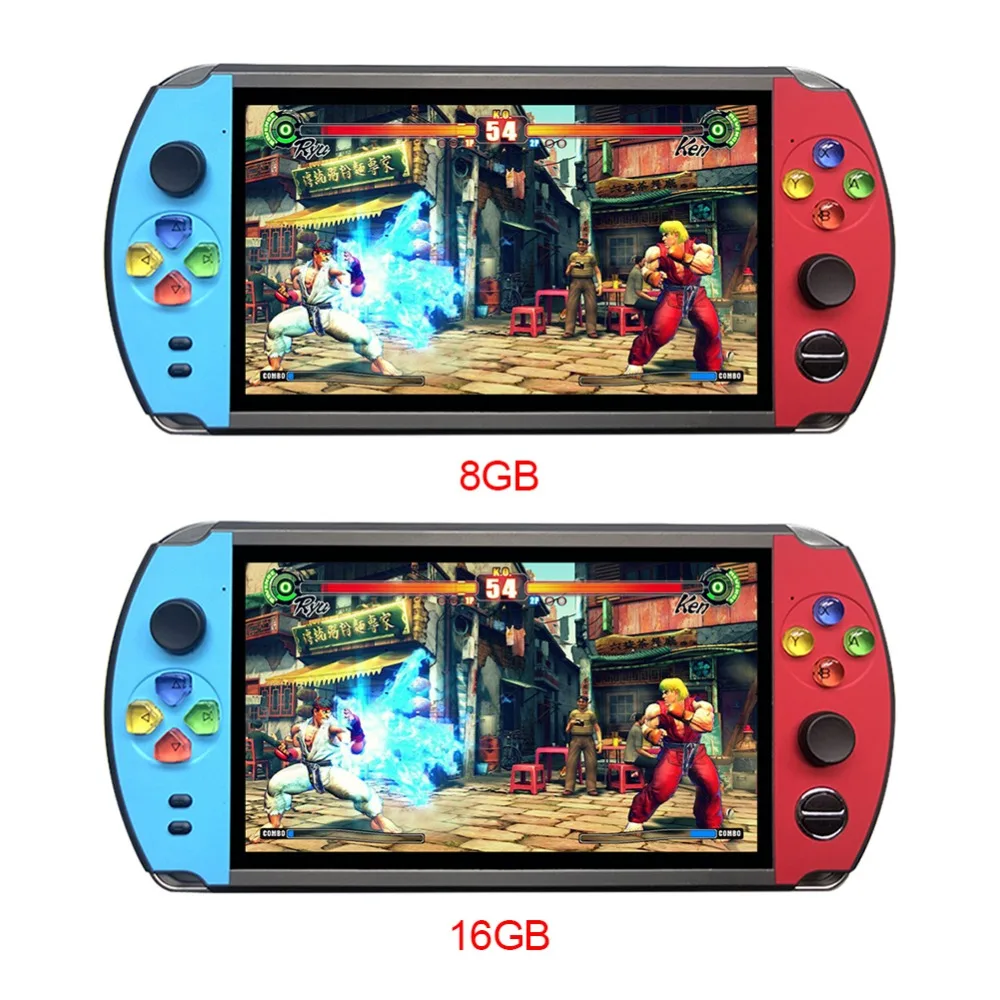 С 3000 игры X16 Ретро видео Игровая приставка 7in Цвет Экран 8/16GB игровой консоли, портативные игровые консоли видео игры для платформ Neogeo аркадная игра