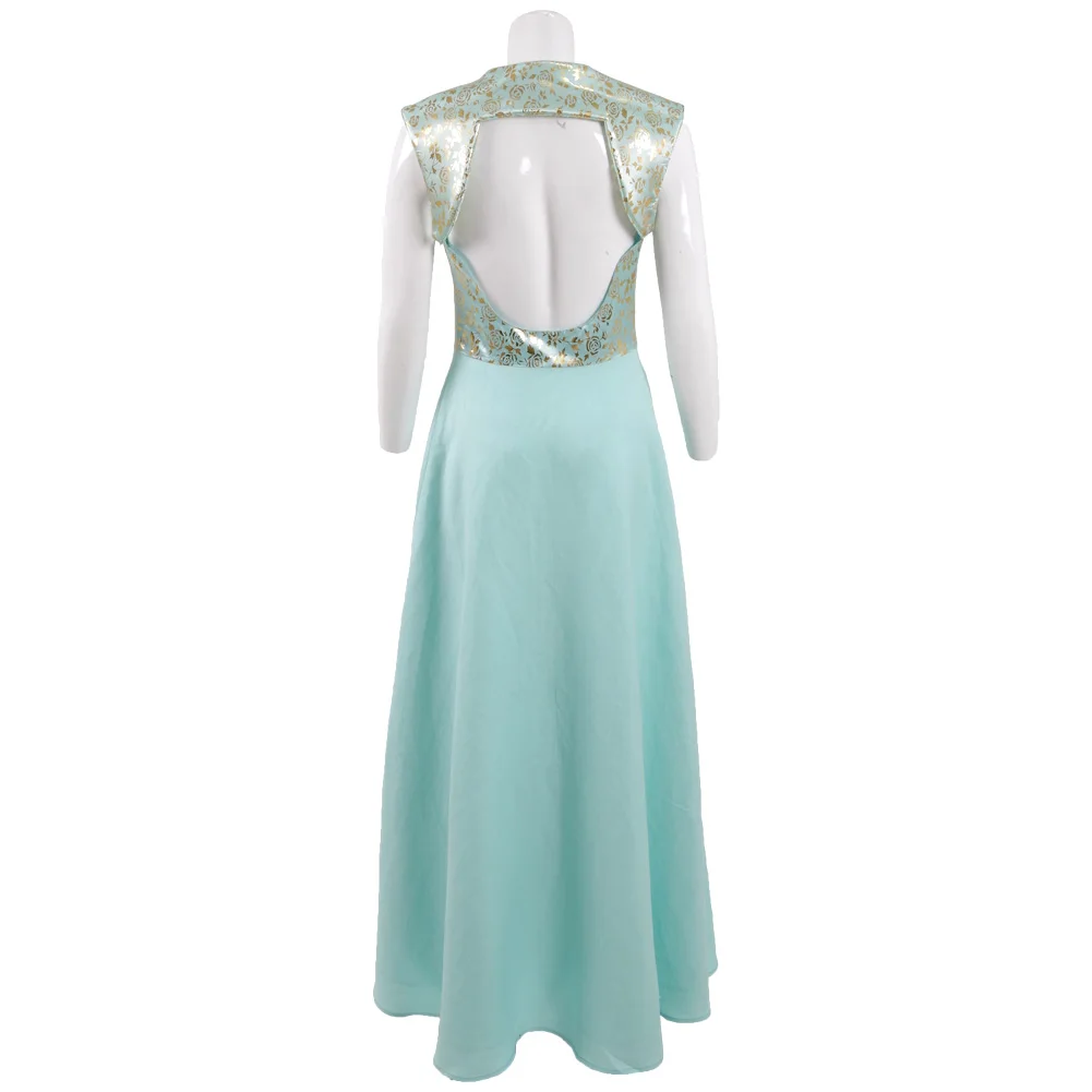 Cossky Margaery Tyrell Косплей Костюм женское синее платье наряд