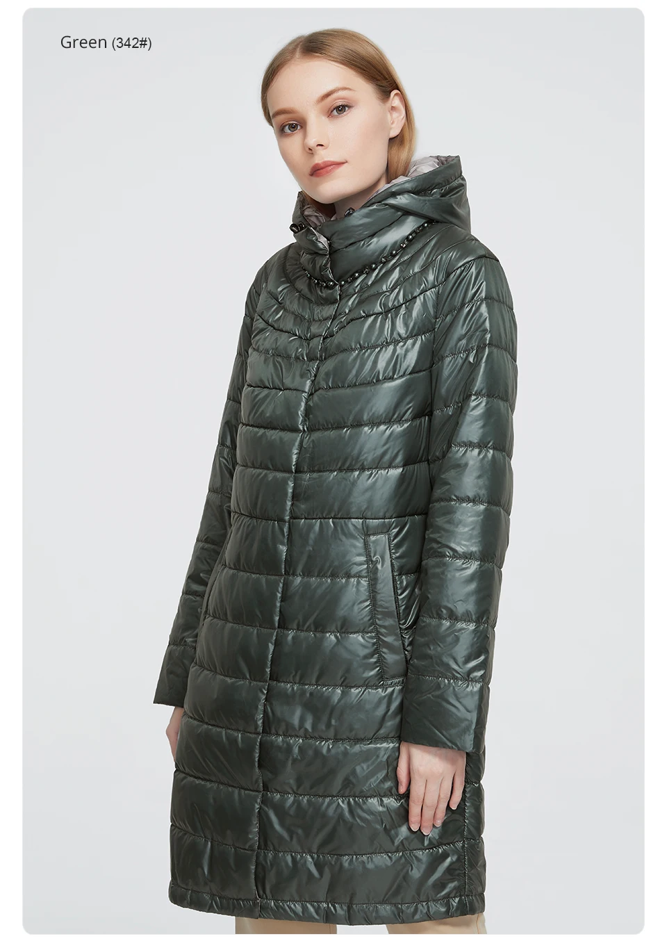 Astrid 2020 New Autumn Winter Womens coat women warm long parka fashion thin Jacket hooded Hight Quality female clothing 1955