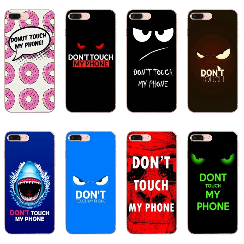 Чехол Don't touch my phone для Samsung Galaxy A70 A60 A50 A40 A30 A10 A9s A8 A6s J4 J6 Prime Plus 2018 | Мобильные