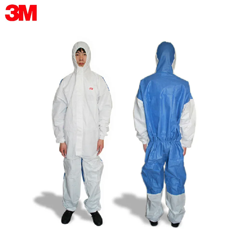 

Wholesale 3M4535 One-piece Hooded Protection Suit Anti-static Dustproof Clothes Anti-Chemical Liquid Splash Protection Suit