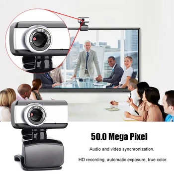 

Webcam Mini Computer Pc WebCamera Rotatable Camera Built-in noise reduction microphone for Live Broadcast Video Conference Work
