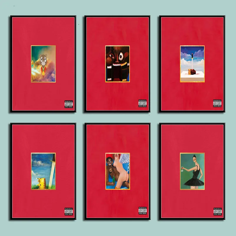My Beautiful Dark Twisted Fantasy Kanye West álbum de música cubierta