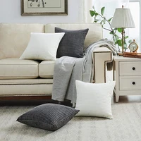 Soft Corduroy Cushion Cover Corn Striped Sofa Pillow Cover Nordic Home Decorative Throw Pillow Case Bed Couch Living Room Decor 1