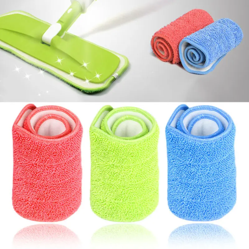 

Replaced Mop Cloth Reusable Microfiber Pad For Spray Mop Practical Household Dust Cleaning Kitchen Living Room Cleaning Tools