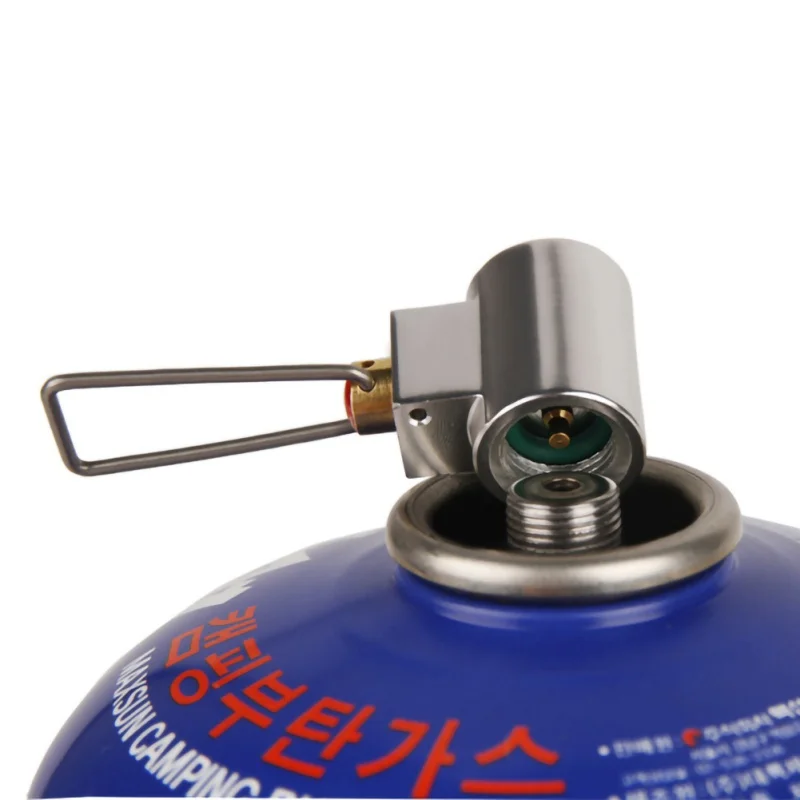 

Convertor Shifterr Tank Adapter Canister Refill Stove Adapter Outdoor Metal Camping Gas Stove Refill Adapter Flat Gas Adapter