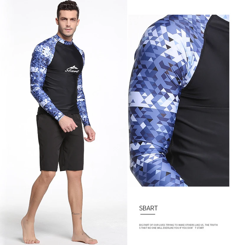 Профессиональный Rashguard плюс 3XL мужской дайвинг с длинным рукавом UV400 купальный костюм для серфинга Сноркелинг купальный костюм «Медуза» Пляжная одежда