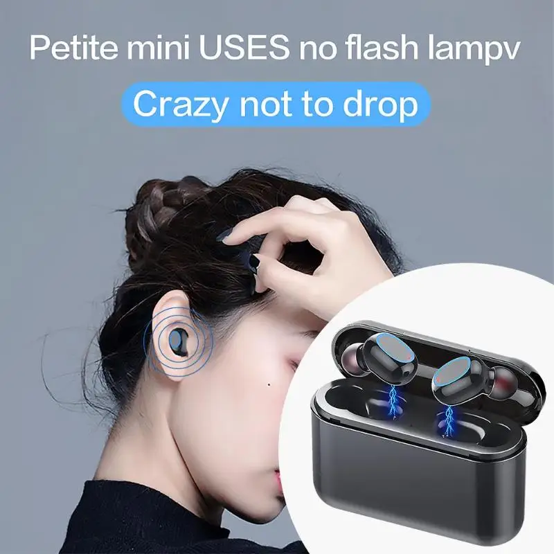 A2 Bluetooth 5,0 настоящие беспроводные стерео наушники Спортивная гарнитура с зарядным устройством частотный диапазон 20-20 кмгц