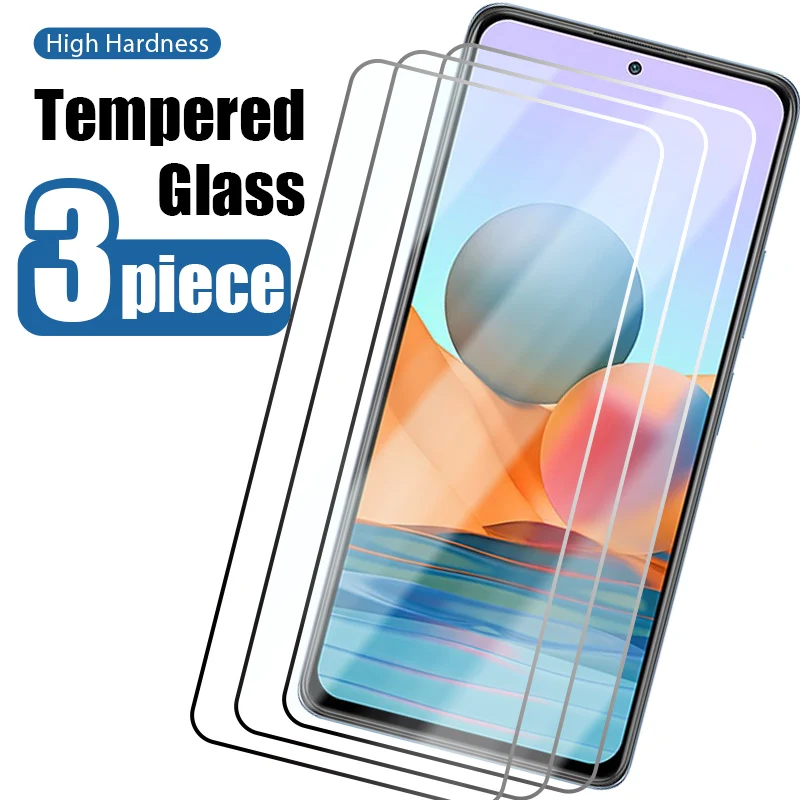 3 шт.! Прозрачное стекло 9H для Redmi Note 10 Pro Max 10S 9 5G 4G 9S Защитное 5 Plus 5A 6 4 3S 3X 4X 4A |
