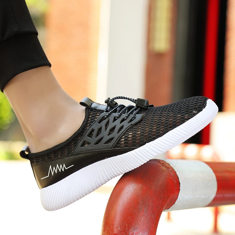 Classic Mens Summer shoes breathable fashion Mesh Men Slip-On Shoes Outdoors Comfortable Men's Loafer Flats Zapatillas Hombre | Обувь