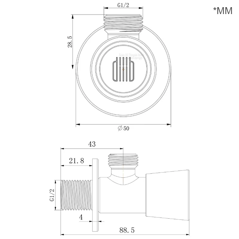 Xiaomi Dabai Angle Valve Water Switch Toilet Faucets Bathroom Hand Bidet Sprayer Bathroom Accessories For Kitchen Toilet Sink