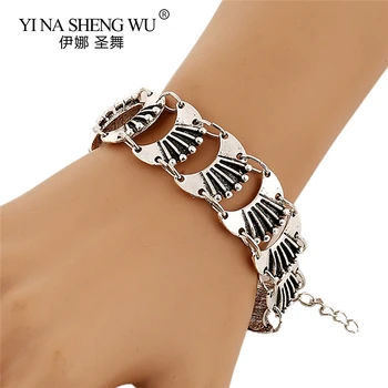 

Bohemian Style Bracelets & Bangles Vintage Bead Boho Gypsy Charm Bracelet For Women Belly Dancce Bracelet Jewelry Accessories
