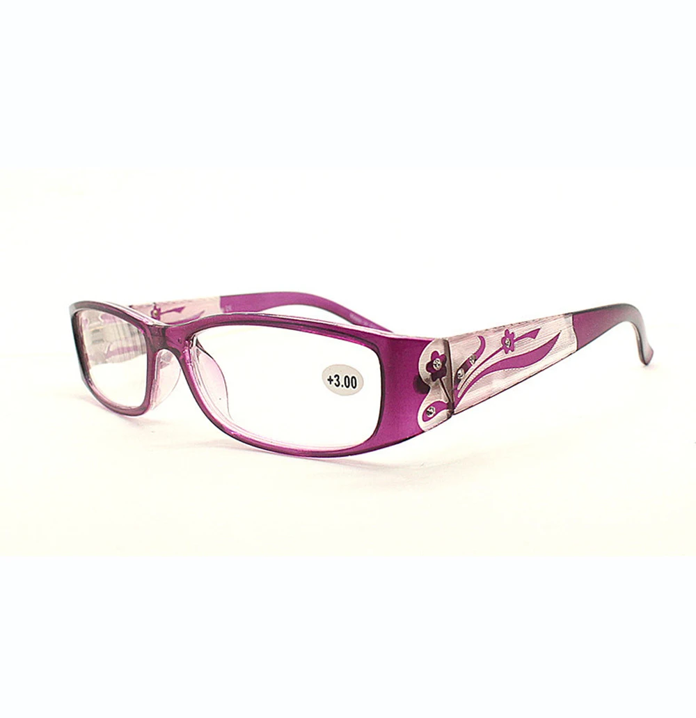 

Fashion Flower Printed Ultralight Delicate Hinges Anti Blu Anti Fatigue Reading Glasses +0.75 +1 +1.25 +1.5 +1.75 +2 +2.25 To +4