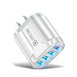 Ultra - Fast 4 - Port 45W USB Wall Charger with QC 3.0 - Universal Travel Adapter - US  Charger