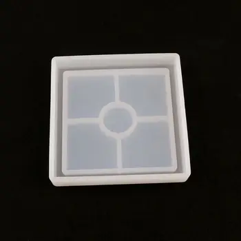 

DIY Crystal Epoxy Mould Irregular Plate Molds High Mirror Handmade Coaster Mold F3MD