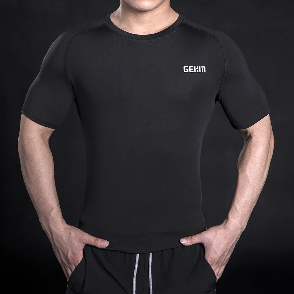 

Fitness Clothing Instructor Athletic T-shirt Muscle Tights Men's Brother Ultra-stretch Training Quick Drying Clothes Short Sleev