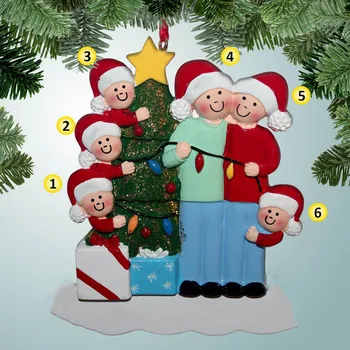 

2020 Christmas Decoration For Home Christmas Tree Pendant DIY Personalized Christmas Ornaments Navidad Decor New Year 2021 #BL2