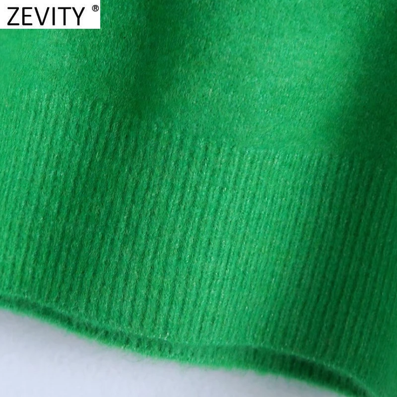 Zevity, pulôver básico de manga longa, cor