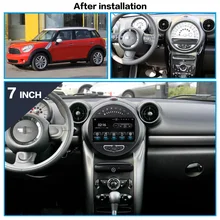 Android 9,0 автомобильный dvd-плеер gps ГЛОНАСС навигация для BMW mini Cooper 2005-2013 автомобильный стерео Мультимедийный Плеер головное устройство лента