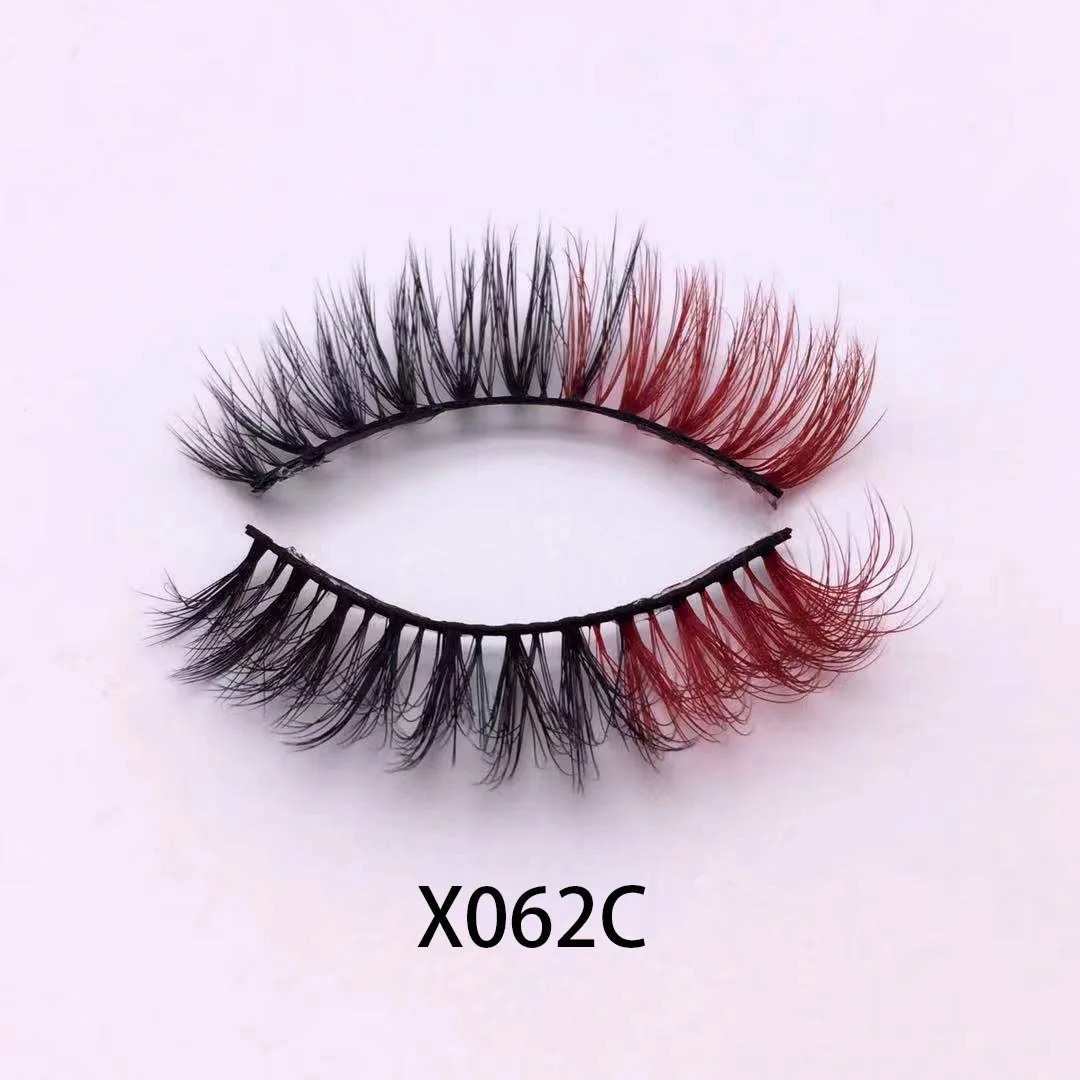 AMAOLASH 3d Color False Lashes Natural Long Colorful Eyelashes Dramatic Makeup Fake Lash Party Colored For Cosplay Halloween -Zentai shop online H2a8214d01cc844c2a2a1582465b7e362m.jpg