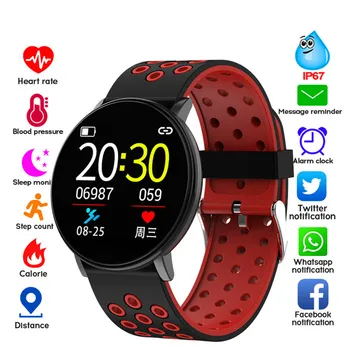 

Smart Fitness Bracelet W8C Blood Pressure Measurement Fitness Tracker Waterproof Smart Band Watch Heart Rate Monitor Pedometer