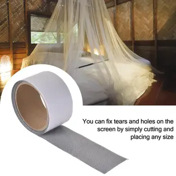 

Patching Patch Network Anti-mosquito Net Household Fiberglass Tape Window Screen Door Repair Patch Hole Mesh Gray Canvas Tape