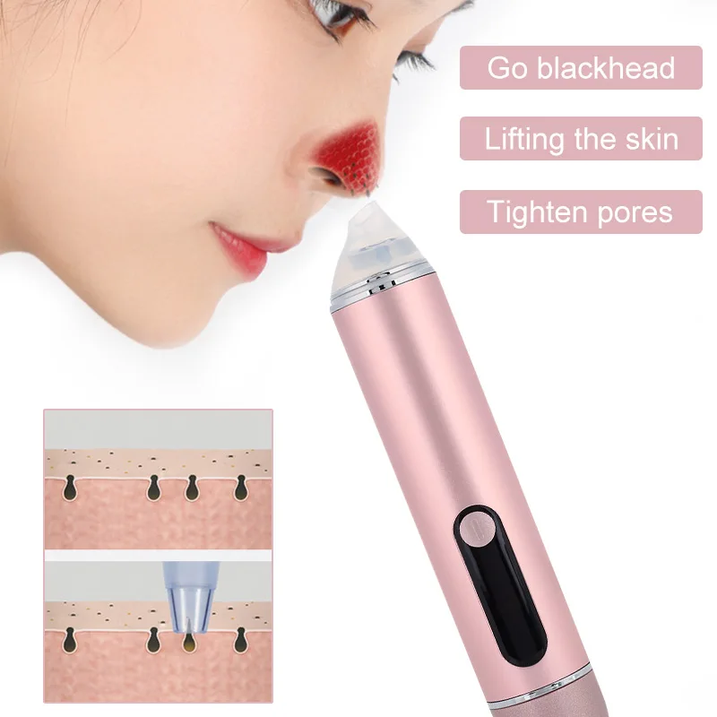 

Black Head Cleaner Blackhead Beauty Apparatus Blackhead Removal Equipment Metal 2 Colors Skin Care Cupping Cleansing Portable