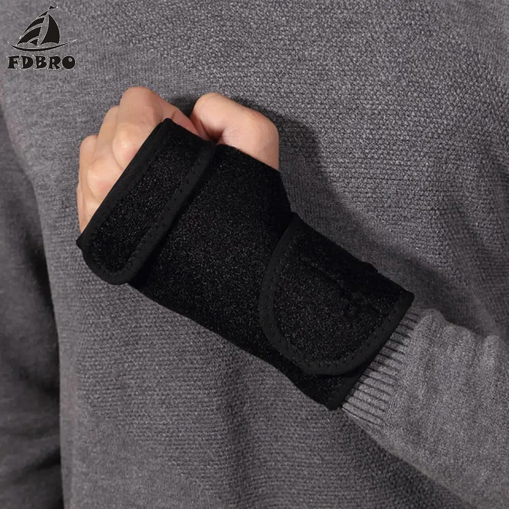 FDBRO бандаж для рук большого пальца Splint Спортивная Защитная муфта мышц запястья