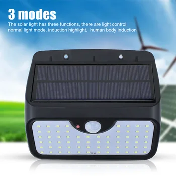 

Wall Mount Home Garden Backyard Infrared Induction Outdoor Waterproof Motion Sensor Pathway Patio 3 Modes Park LED Solar Light
