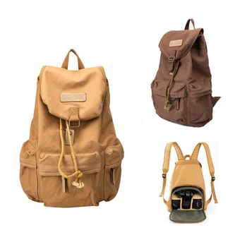 

Camera Bag Photography Backpack Canvas cases for Canon EOS 5DSR 5DIII 5DIV 80D 90D 6D MarkII 7DII 850D for Nikon D780 D810 D850