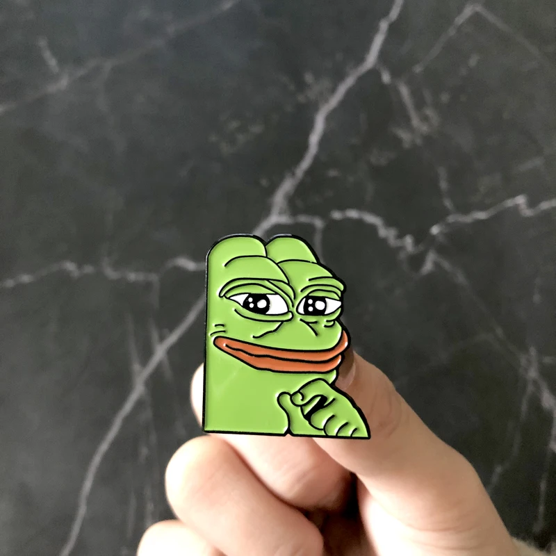 11 стилей Pepe feels bad man нагрудные булавки Sad Броши лягушка счастливая лягушка значки Pepe meme джинсовые куртки Сумки шляпы рюкзак аксессуары