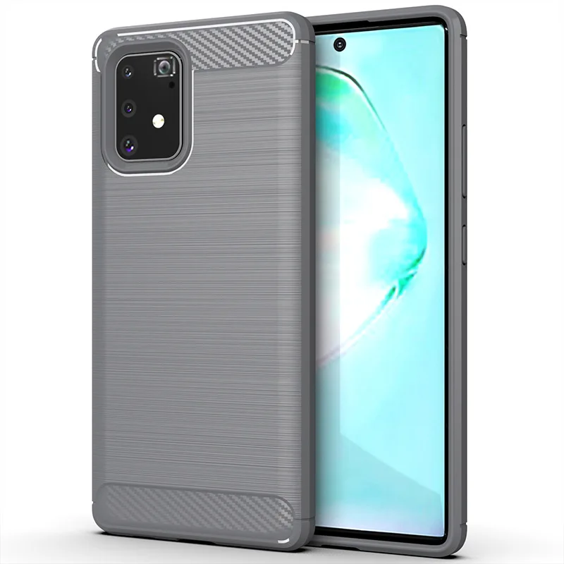 Для samsung Galaxy M80S чехол защитный чехол матовый карбоновый узор ТПУ Ударопрочный Мягкий чехол для M80S