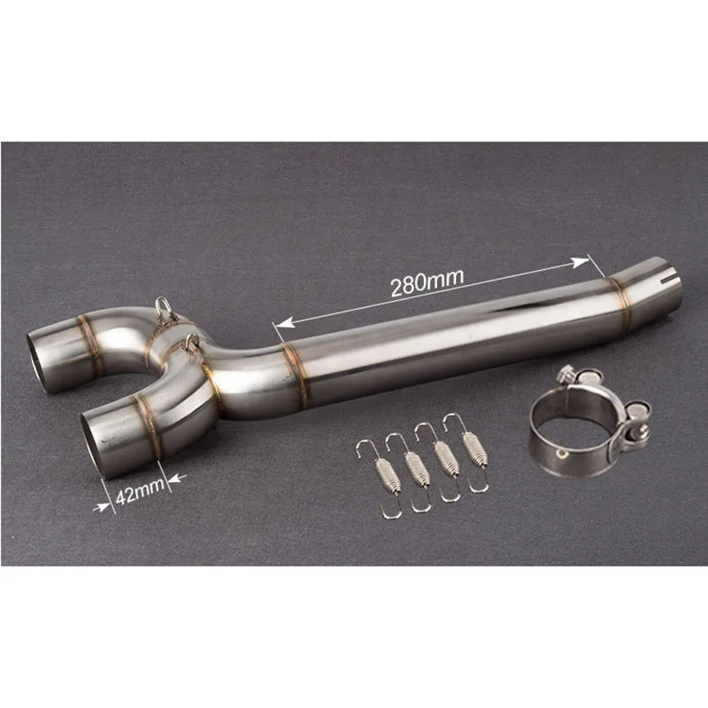 Fz6S Fz6N Moto Marmitta Marmitta Tubo Connettore Tubo Centrale Per Yamaha Fz-6N Fz-6S Fz6 S2 Fazer 600 Scarico Senza Scarico