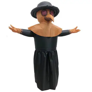 

Adults Plague Doctor Inflatable Costume Halloween Cosplay Party Suit for Women Men Fancy Dress Carnival Outfits