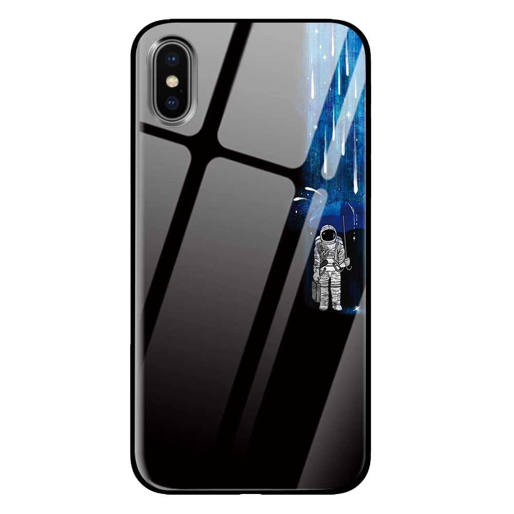 Черный белый Note для iPhone 5 5S 6 6s 7 8 Plus X XS XR 11 Pro макс. закаленное стекло чехлы - Цвет: 2