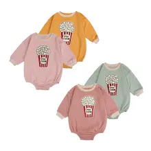 Body à manches longues pour bébés garçons et filles, vêtements d'automne pour nourrissons, vêtements de dessin animé pour tout petits