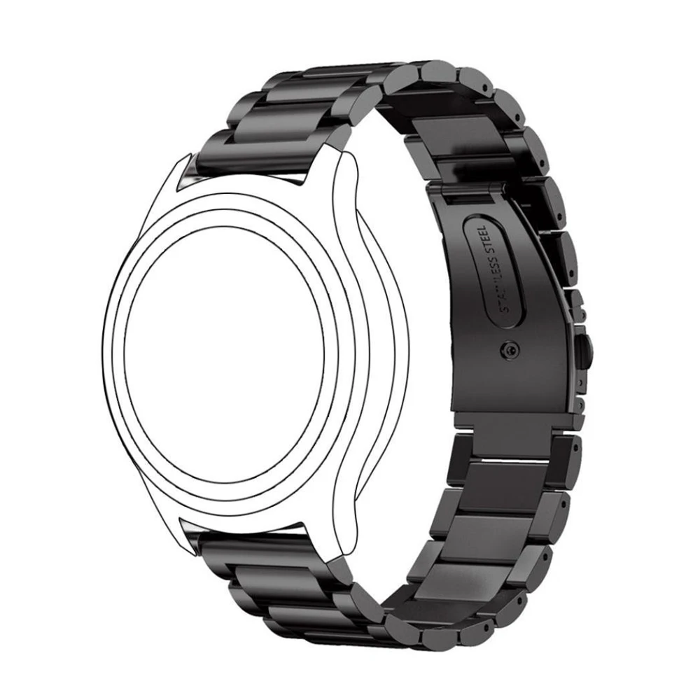 20 мм 22 мм ширина нержавеющей стали ремешок для samsung gear Sport S2 S3 Galaxy 42 мм 46 ремешок для часов, мм металлический браслет