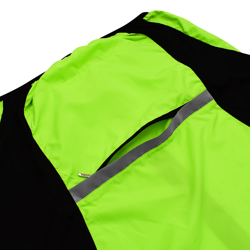 WOSAWE Cycling Vest Windproof MTB Bike Jacket Outdoor Sport Cycling windbreaker Water Repellent Reflective Bike Clothing