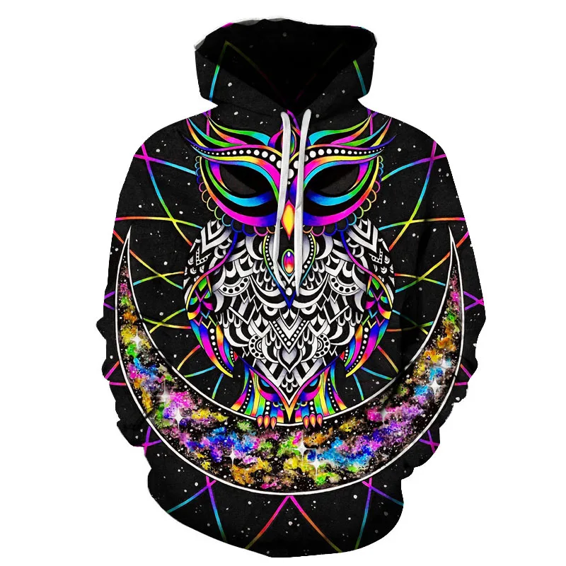 autumn latest men hoodies funny hip hop wave anime 3D printing pullovers men women casual long sleeve pocket hooded hoodies