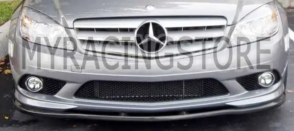 C-TYPE передний спойлер из углеродного волокна для BENZ W204 C-class AMG Sport передний бампер 2007-2012 M016