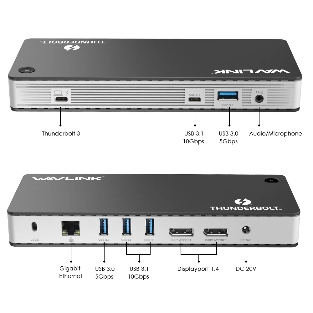 Thunderbolt 3 Usb C Docking Station 8k 