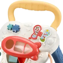 Babylove le многофункциональная детская игрушка-ходунок, ходунок, может набрать вес, анти-падение, четыре колеса, тележка